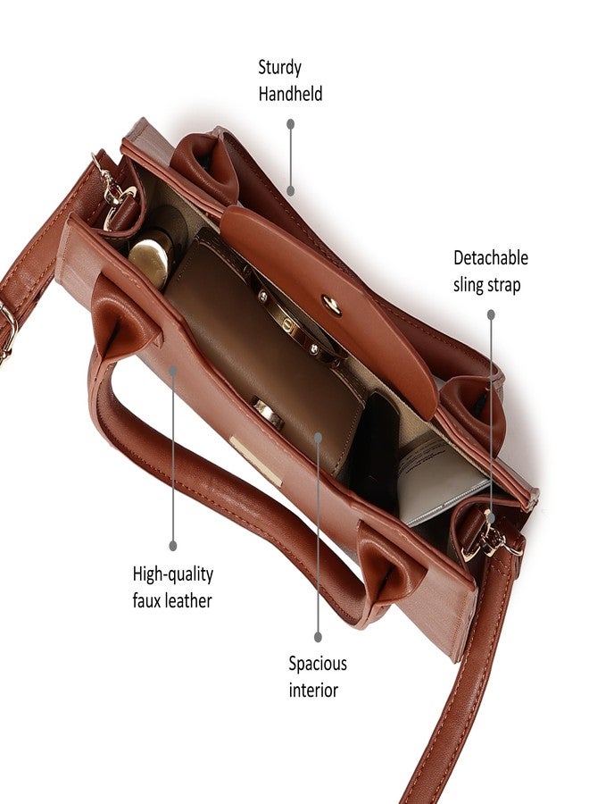 Fastrack PU Structured Solid Sling Bag for Women, Girls and Ladies | with Detachable Sling Straps | Premium PU Construction | Ladies Purse Handbag | Slings for Casual Carry - Image 3